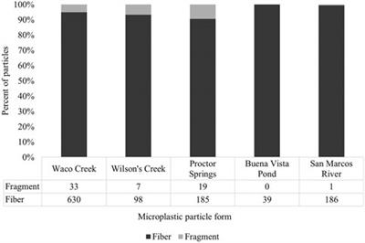 Microplastic Pollution in Surface Waters of Urban Watersheds in Central Texas, United States: A Comparison of Sites With and Without Treated Wastewater Effluent